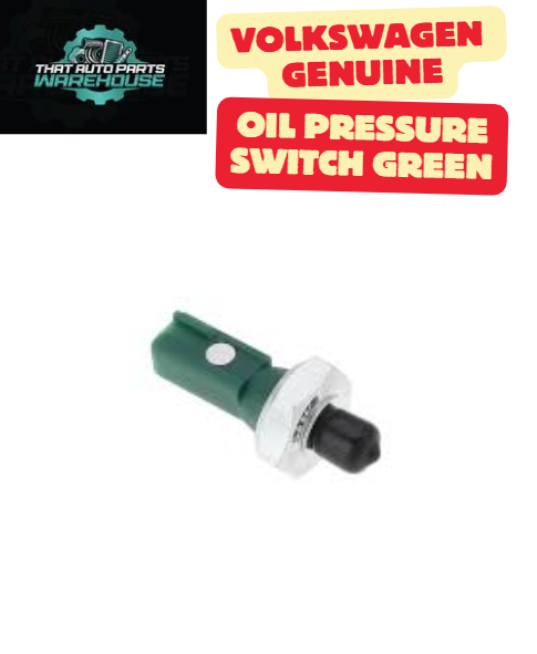 Genuine Volkswagen Oil Pressure Switch Green P# 036919081D – Golf 1.4L TSI