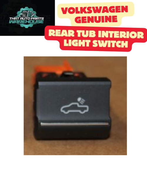 Genuine Volkswagen Rear Tub Interior Light Switch P# 2H6959917AWHS – Suits Amarok