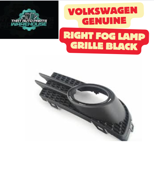 Genuine Volkswagen Right Fog Lamp Grille Black P# 5N0853666H9B9 – Suits Tiguan 5N 2012–2016 (RHD)