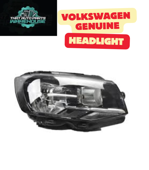 Genuine Volkswagen Right Front Headlight P# 7E2941016AD – T6 Transporter (2015–2019)