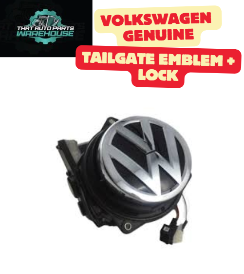 Genuine Volkswagen Tailgate Emblem + Lock P# 5G0827469FFOD – Golf 2.0L TSI