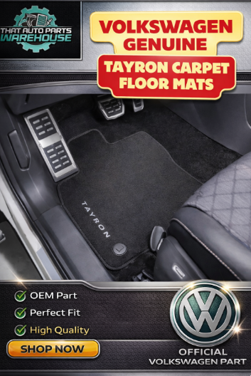 Genuine Volkswagen Tayron Carpet Floor Mats P# 57M061270WGK