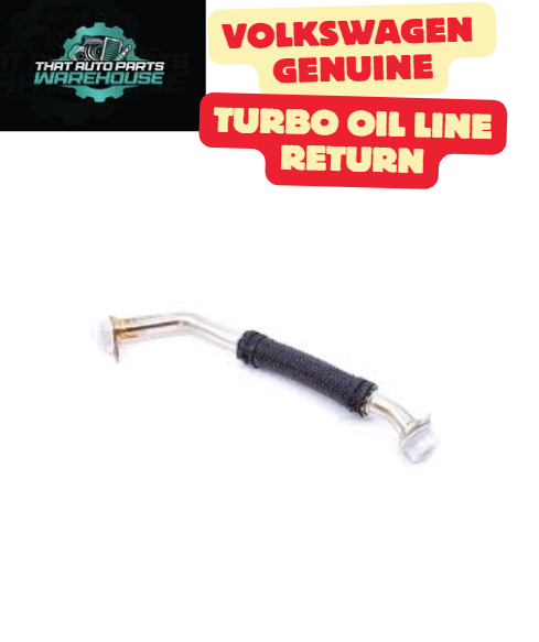 Genuine Volkswagen Turbo Oil Line Return P# 06K145735T – Golf 2.0L TSI