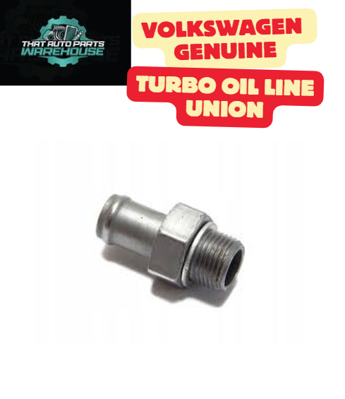 Genuine Volkswagen Turbo Oil Line Union P# 03L145977D – T6 Transporter (2015–2019)