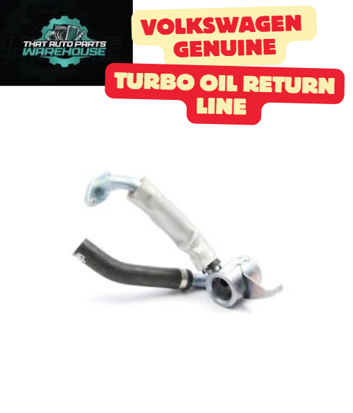 Genuine Volkswagen Turbo Oil Return Line P# 03L145735F – Amarok 2.0L TDI