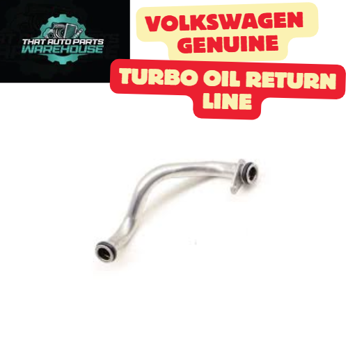 Genuine Volkswagen Turbo Oil Return Line P# 04E145735AC – Golf 1.4L TSI