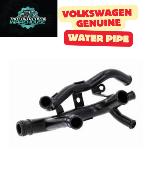Genuine Volkswagen Water Pipe with Coolant Hoses P# 03L121049G – 2.0L TDI