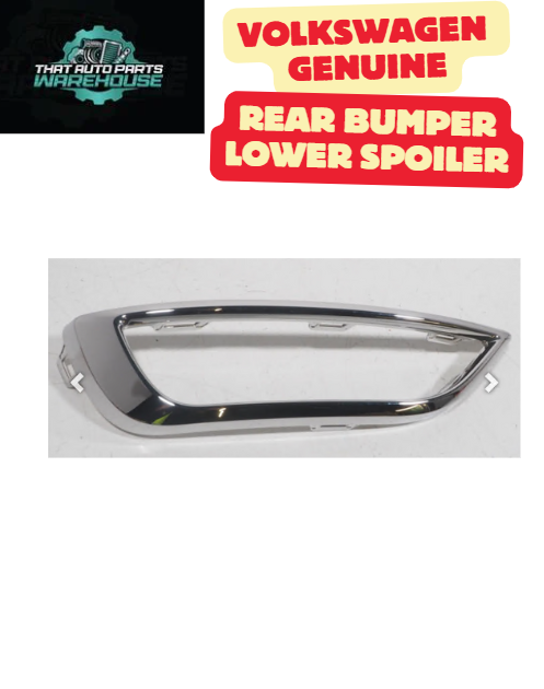 Genuine Volkswagen RH Rear Spoiler Chrome Trim P# 2GA807834B2ZZ – Suits VW T-Roc
