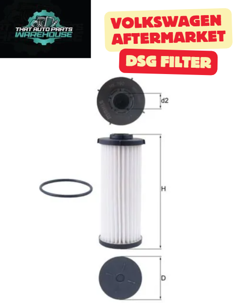 Mahle DSG Transmission Filter P# HX190D – Suits VW 0GC325183A (10 Pack)