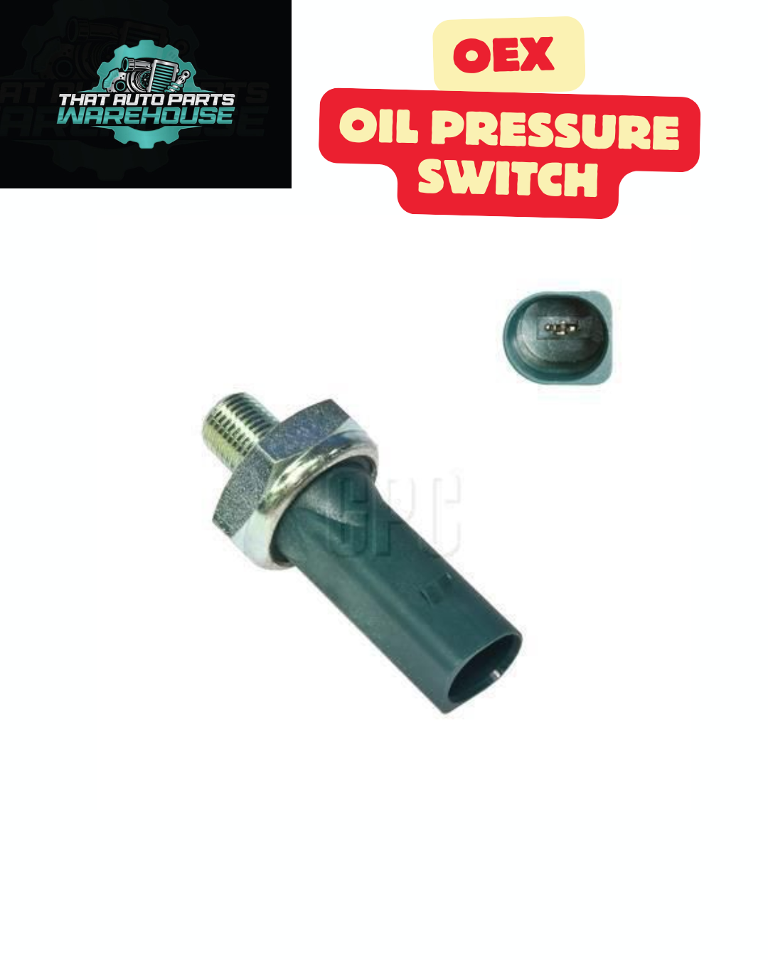 OEX OPS81 Oil Pressure Switch – VW Green Plug