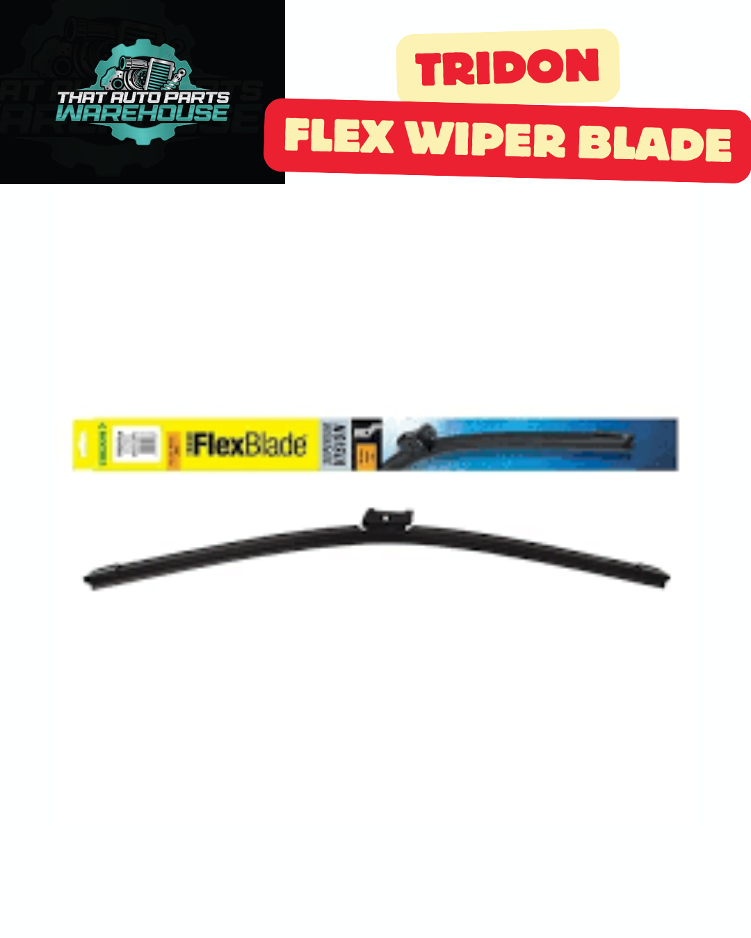 Trico TFB24TLN FlexBlade Wiper Blade - Passenger Side 610mm (Top-Lock Narrow)