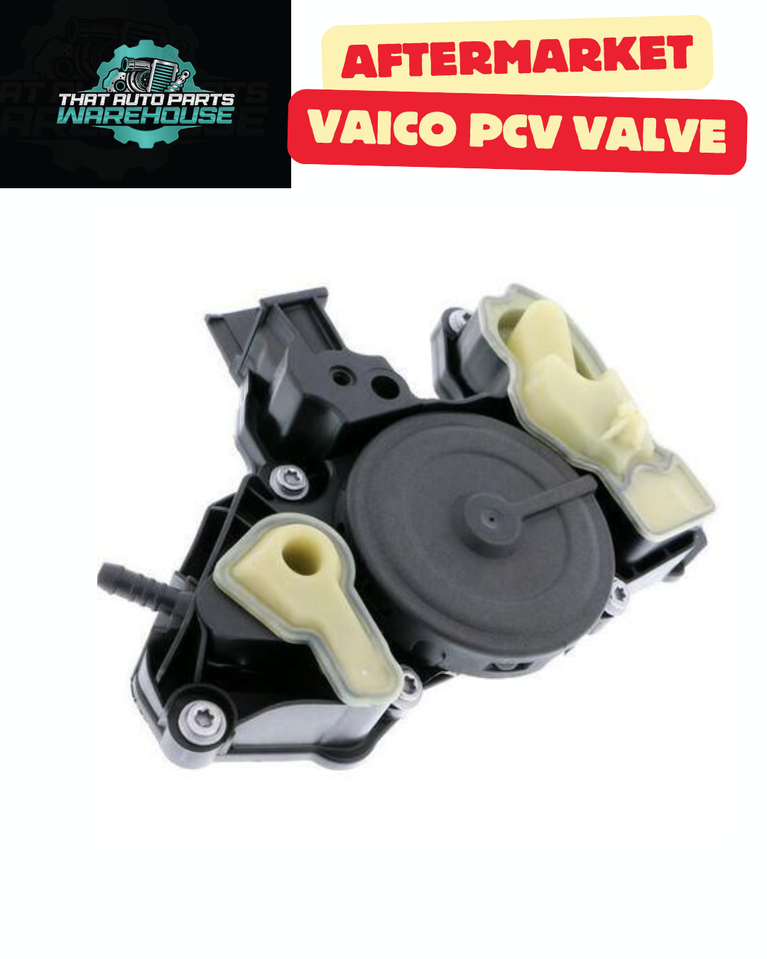 VAICO PCV Valve – Suits VW 1.8L / 2.0L TSI EA888 Gen 3 (P# V10-3863) (Gen Atl: 06K103495BL)