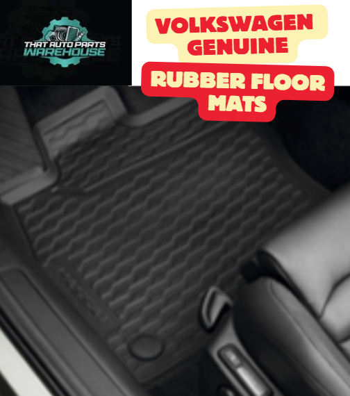 VW GEN Passat B8 Rubber Front & Rear floor mats 3G2061502A82V+3G0061512A82V