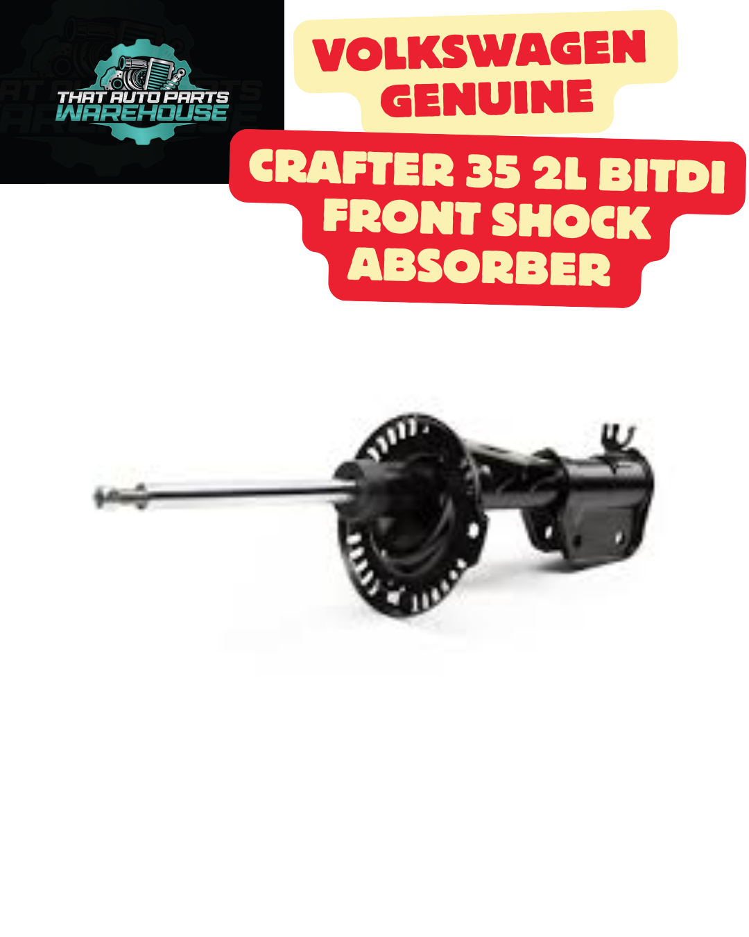 Front Shock Absorber – Volkswagen Crafter 35 Panel Van [2017–onwards] – 2N0413031AT