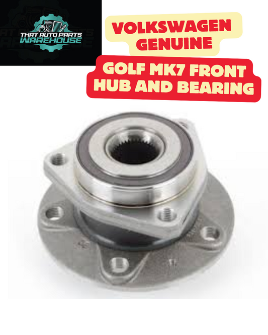 Volkswagen Genuine Golf MK7 (2013-2020) Front Hub & Bearing (Single) P# 5WA407621