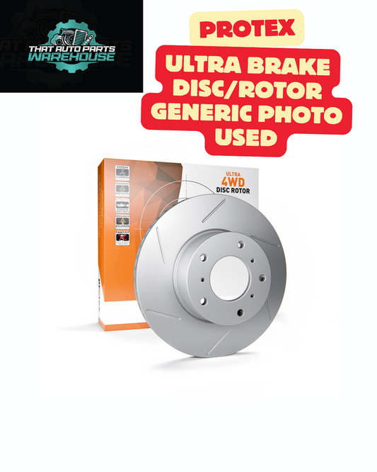 Rear Disc Brake Rotor - Protex Ultra - VW Polo GTi 6C/6R 1.8L DAJA (DR803)