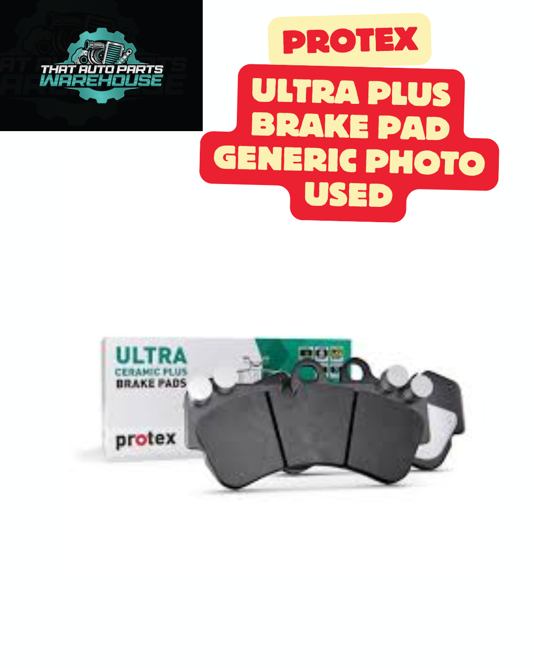 Front Brake Pads - Protex Ultra Plus - Suits VW Polo GTi 6C/6R 1.8L DAJA (DB1849UP)